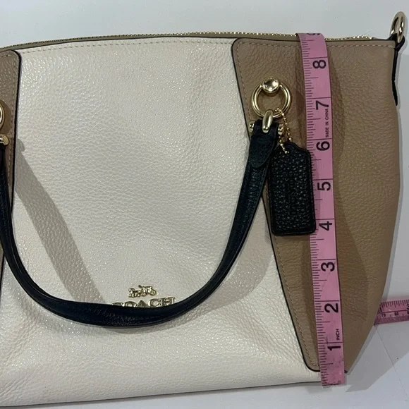 Coach Kacey Crossbody Bag Gold Hardware and Colorblock Satchel - Picture 14 of 17